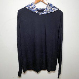 Victorinox Long Sleeve Shirt with Patterned Hoodie